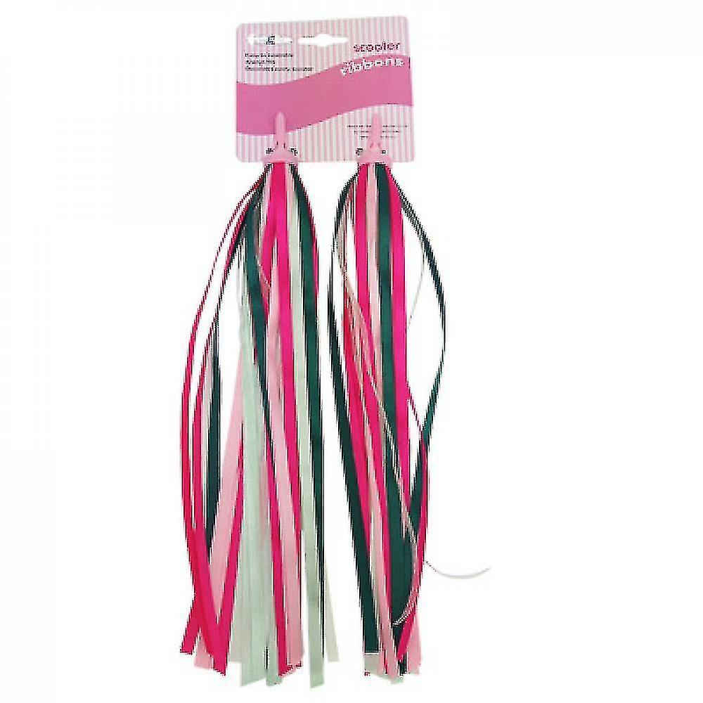Bicycle Tire Valve Adapters Kids Bicycle Tassel Ribbon Easy Attach To Bike's Handlebars Picture1