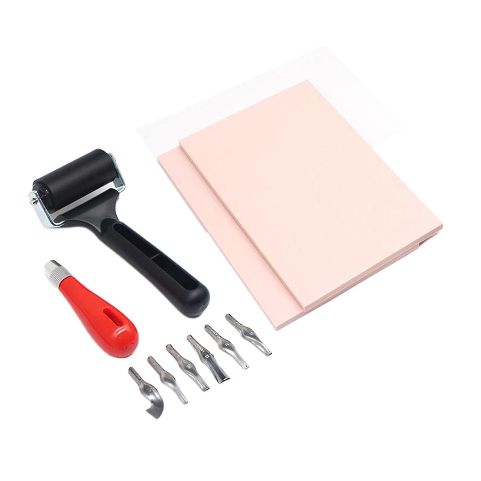 Rubber Stamp Making Kit Rubber Carving Blocks for Stamp  Option 1