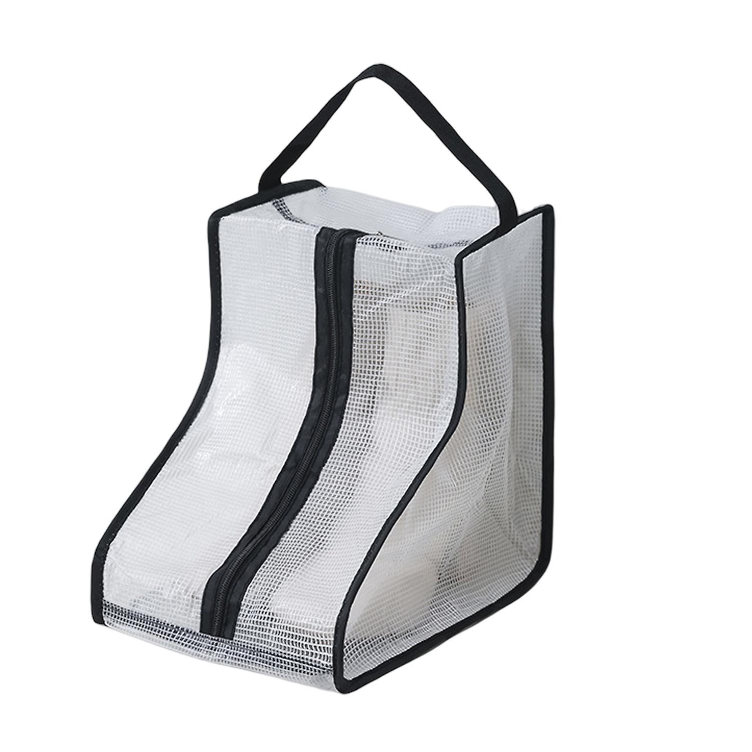1Pc Boot Organizer Dust-proof Waterproof Space-saving Visible Handle Design Shoe Storage Pouch House