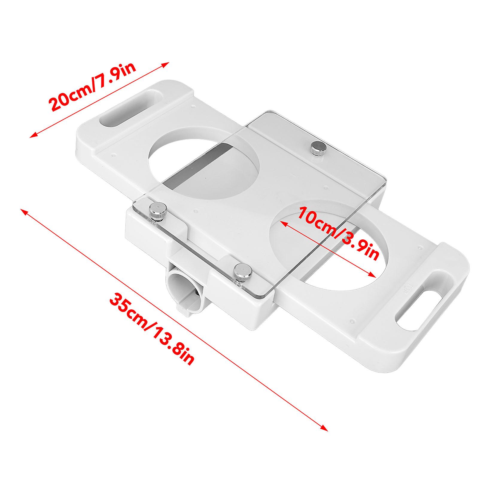 Hamburger Pressing Mould Maker 2 Holes ABS 35x20x10cm Non Stick