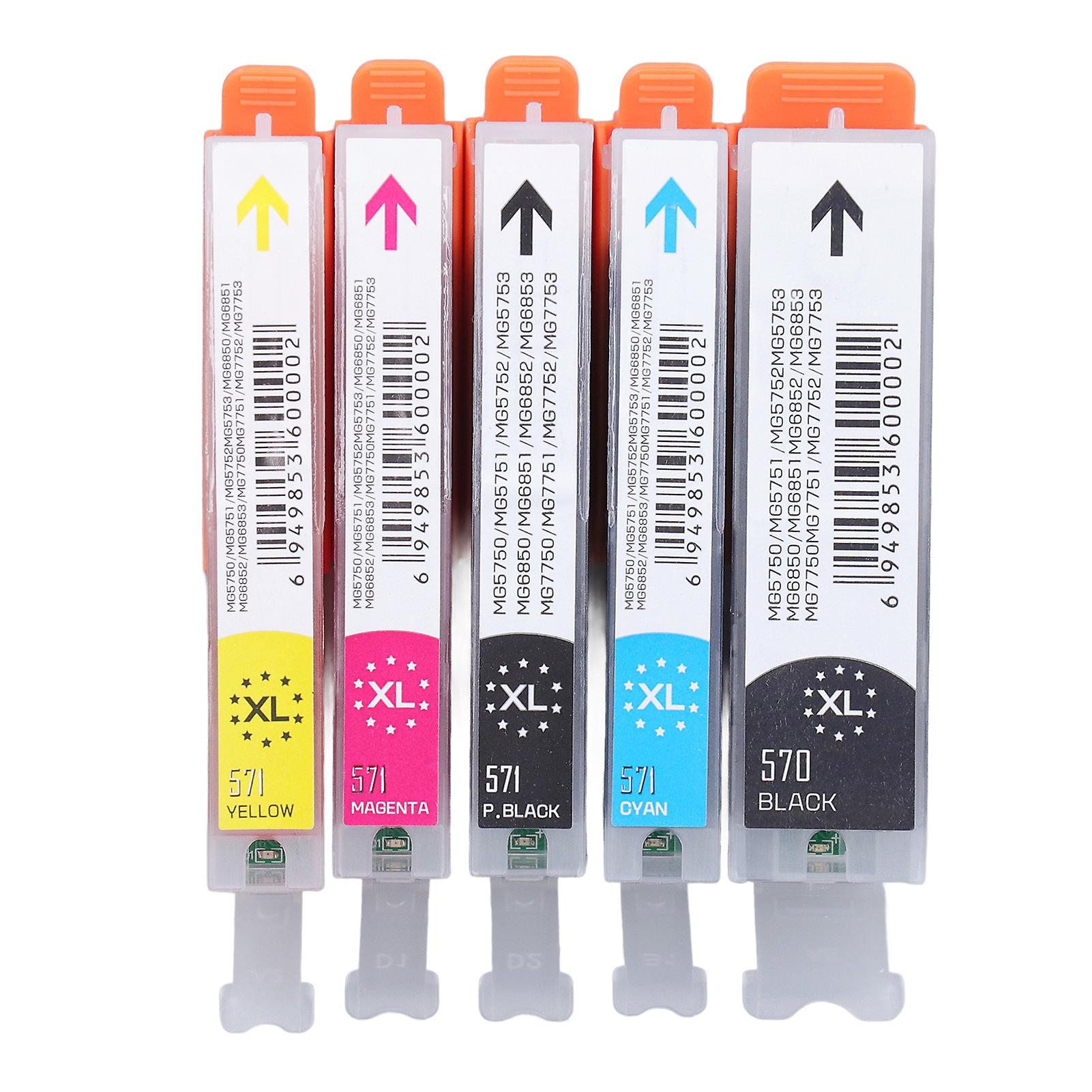 Refillable Cartridges PP High Yield Ink Cartridge for PIXMA MG5750 MG5751 MG5752 MG5753 MG6850 MG6851