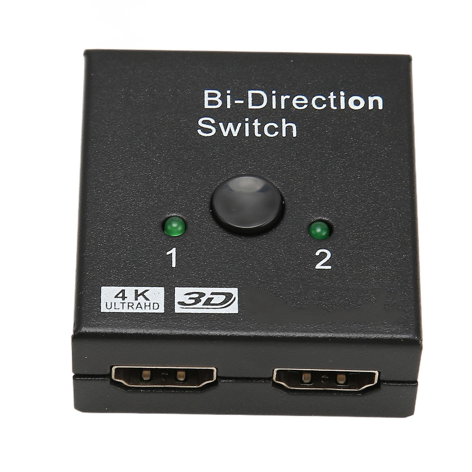 4K HD Multimedia Interface Bi-Directional Switch, 1 In 2 Out Splitter for Xbox, PS5, PS4