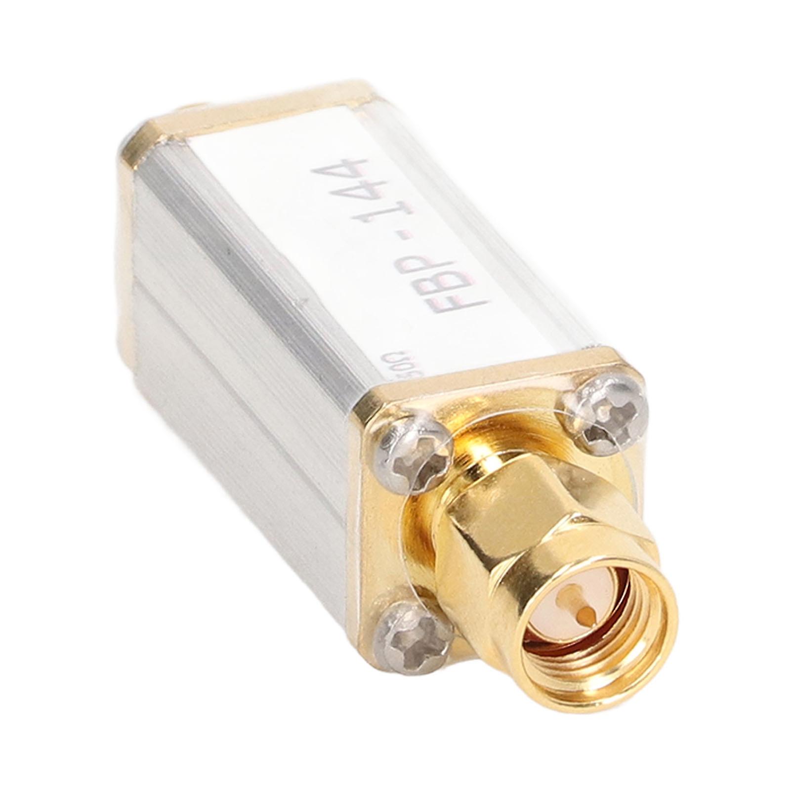 144MHz 2 Meter Bandpass Filter Aluminum Alloy Band Pass Filter with SMA Interface 50ohms