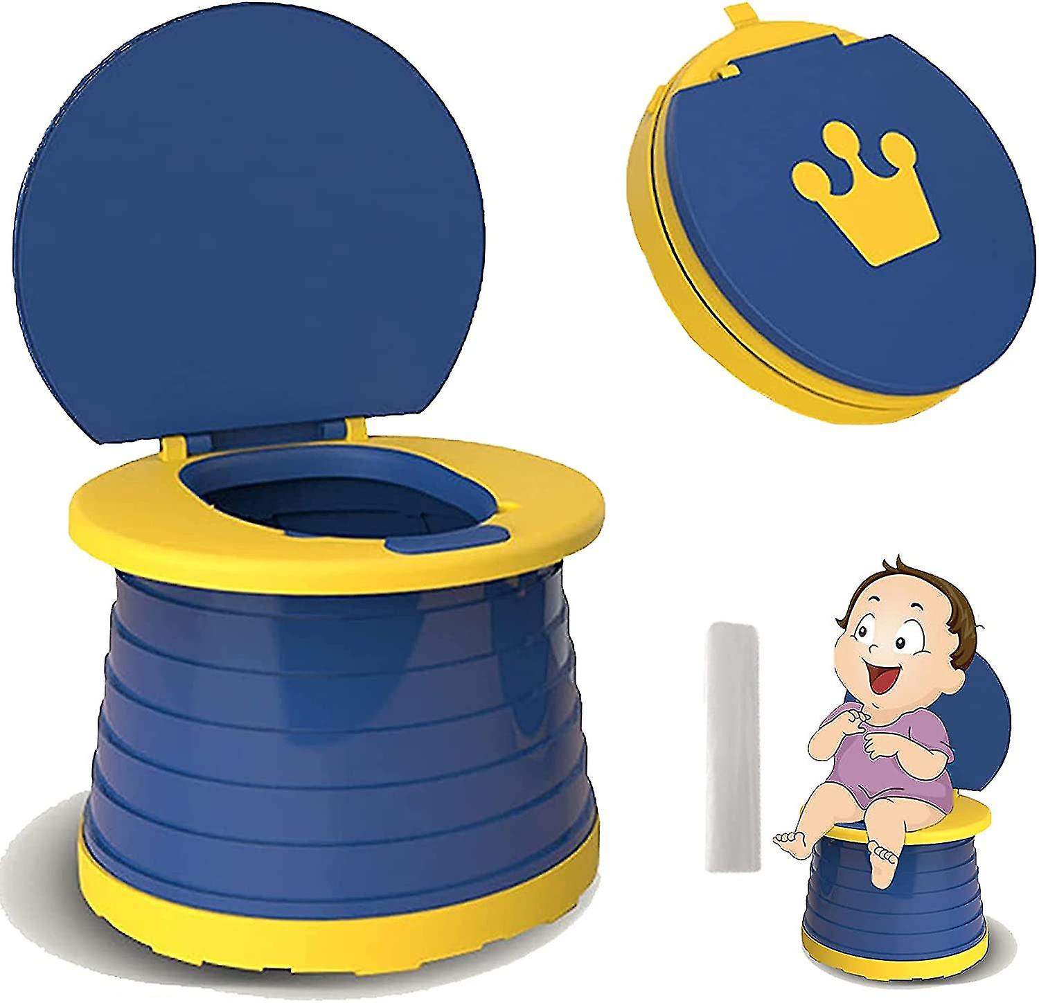 Travel Potty 2-σε-1 Portable Potty Trainer Foldable Traveling Potty Training Seat Toilet Νέο