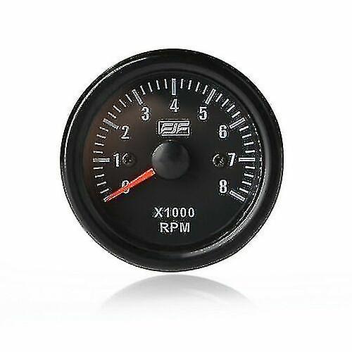 2 ίντσα 52mm ηλεκτρικό μετρητή στροφόμετρου συμβατό με 0-8000 rpm οδήγησε οθόνη καθολική