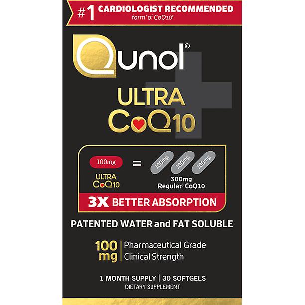 Qunol Ultra Coq10 100 mg Gélules, 30 ct