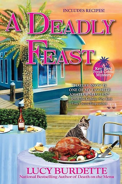 A Deadly Feast by Lucy Burdette Paperback Book