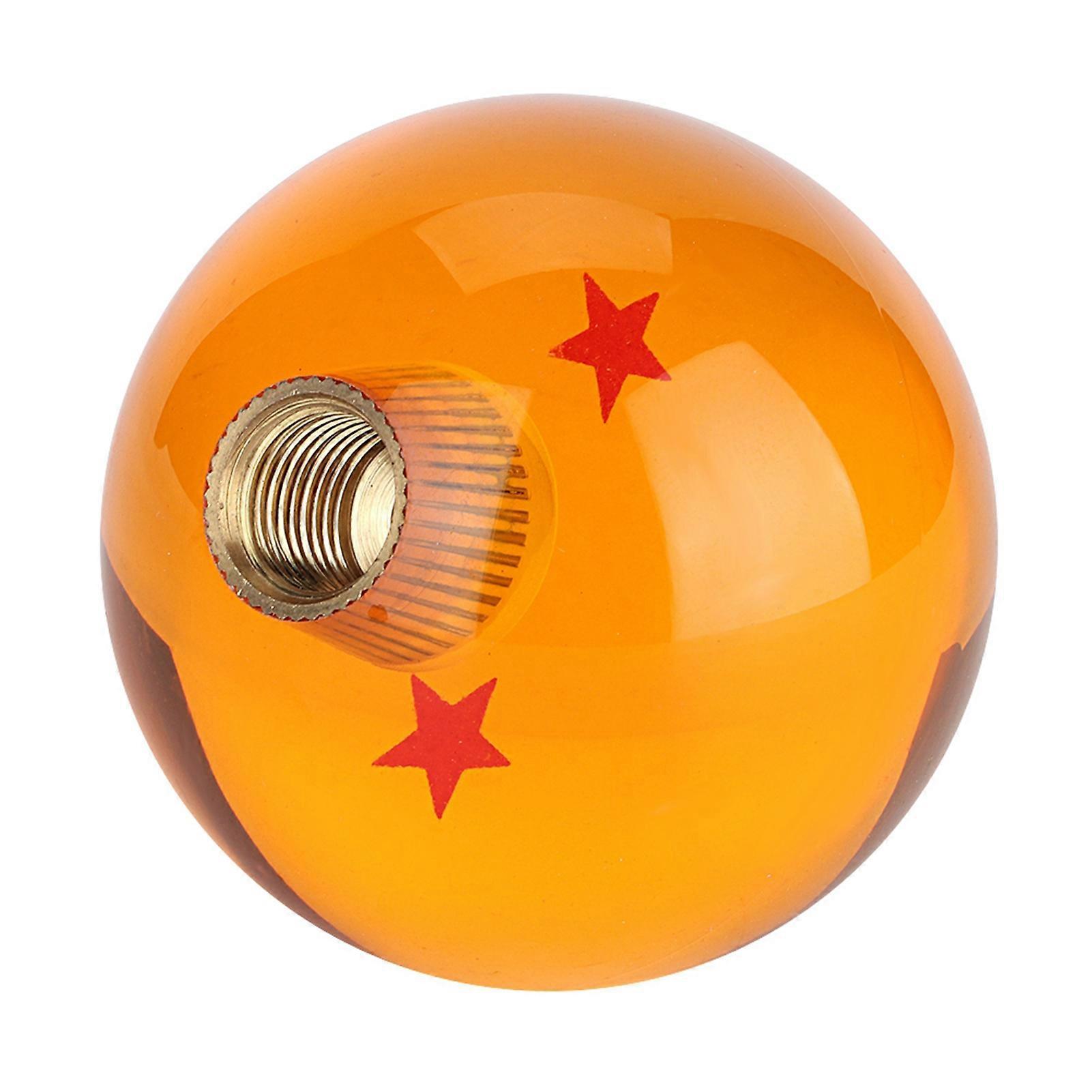 Universal Orange ABS Car Gear Shift Knob - Durable & Stylish