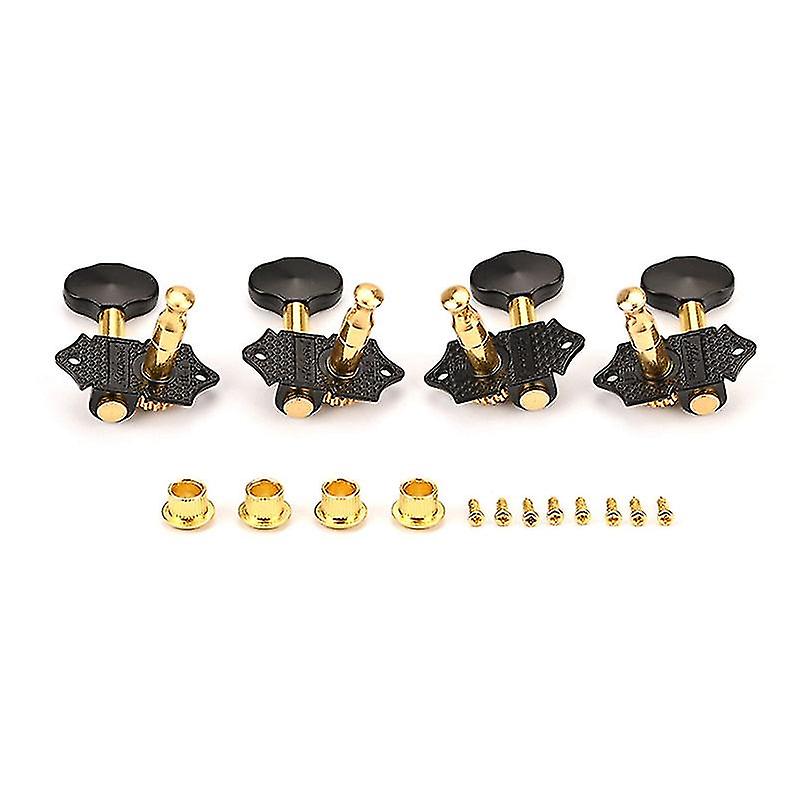 2R2l Vintage Open Gear Ukulele 4 String Guitar Tuning Pegs Keys Tuners Machine Head Guitar Accessory