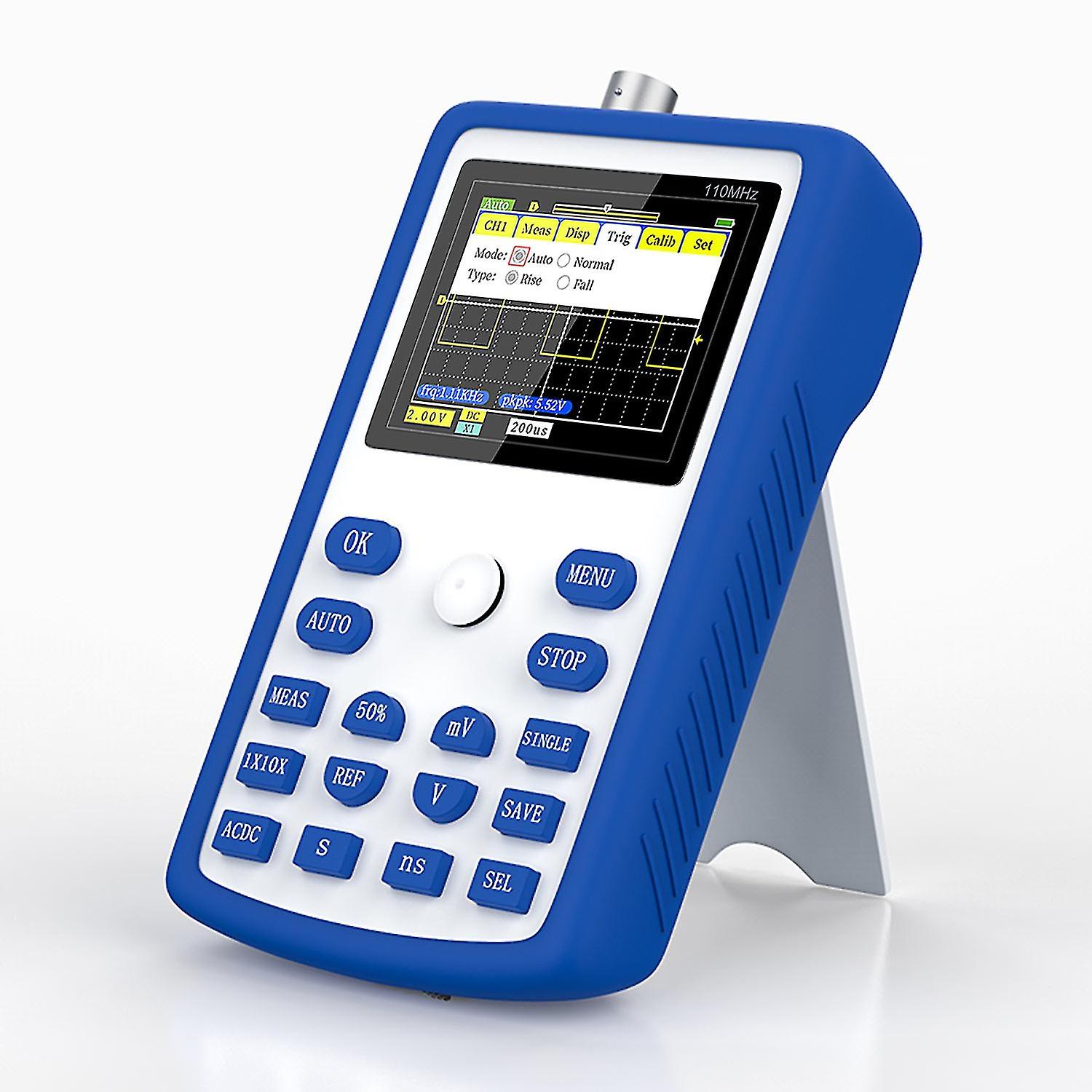 FNIRSI-1C15 2.4 Inch Screen Handheld Portable Digital Oscilloscope 500MS/S Sampling Rate with 110MHz