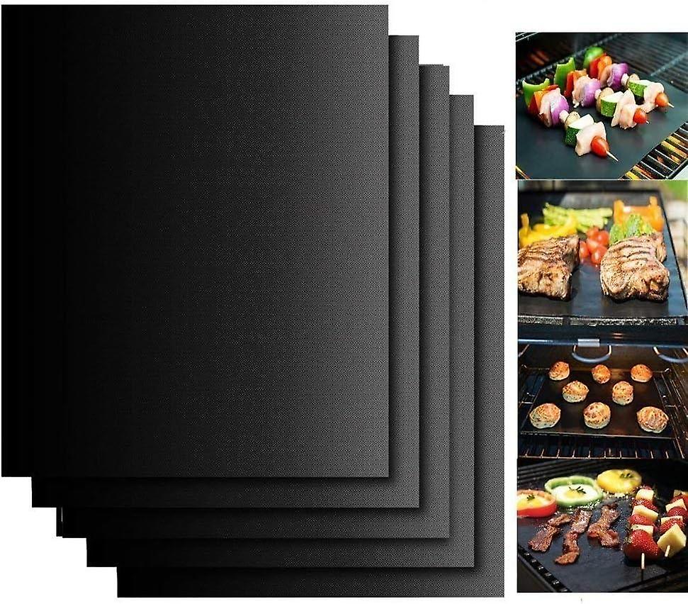 Oven Liners set of 4 (set of 3 + 1 free) - reusable premium grill and baking mat with Teflon non-sti