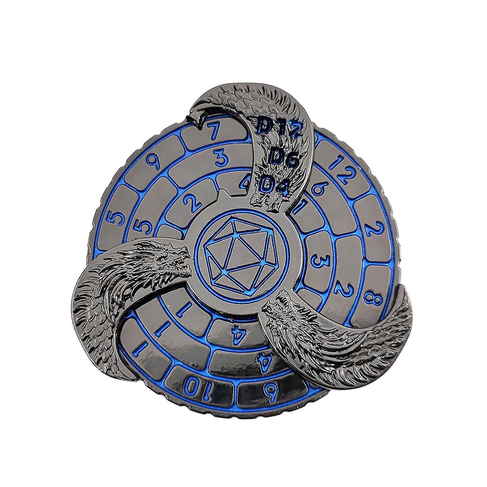 Metal Dices for Role Playing Game Portable Entertaining Dices Plaything for House