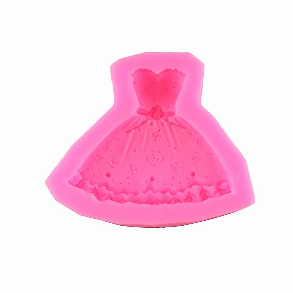 Princess Dress Shape Cake Decorating Mould - 1pc