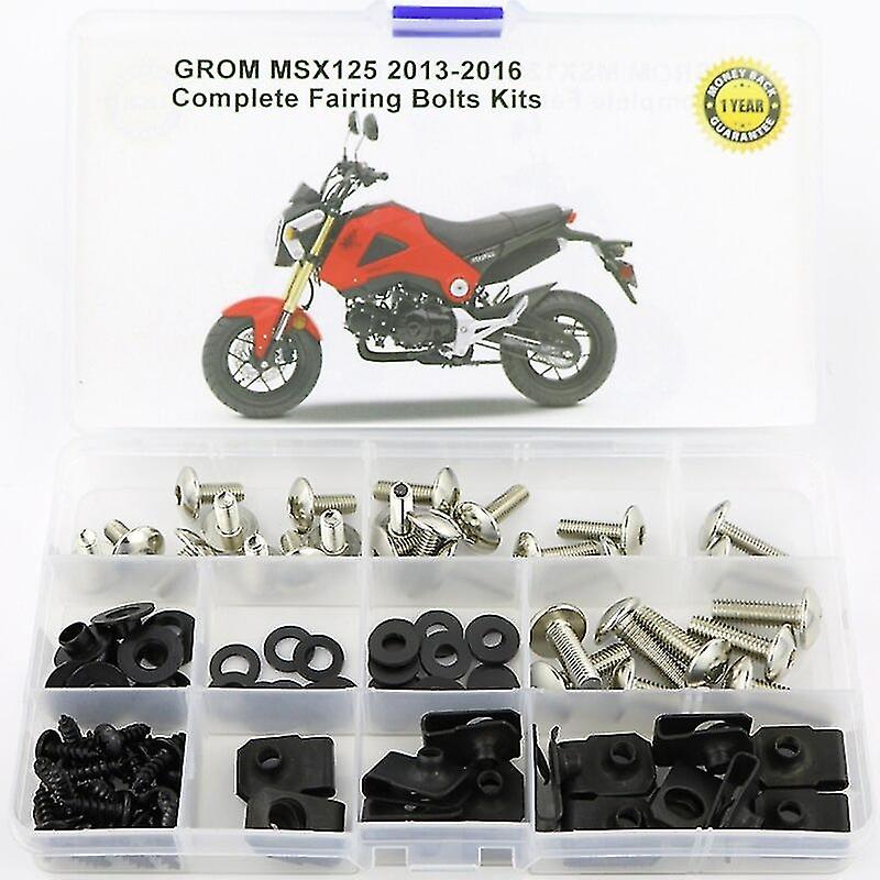 Fit For Honda Grom Msx125 2013 2014 2015 2016 Complete Fairing Kit Motorcycle Full Fairing Bolts Kit