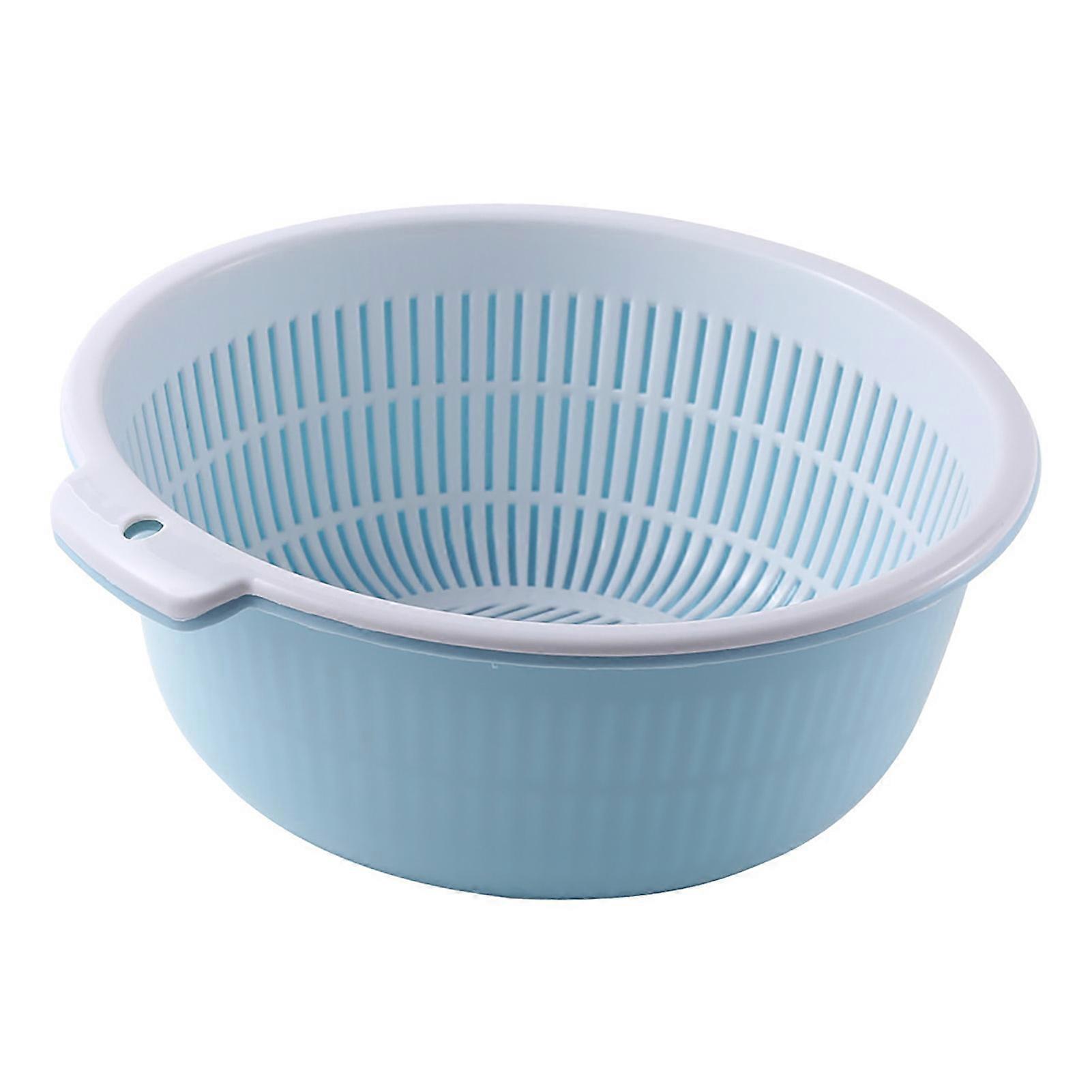 Multifunctional Large Capacity Double Layer Kitchen Washing Basket