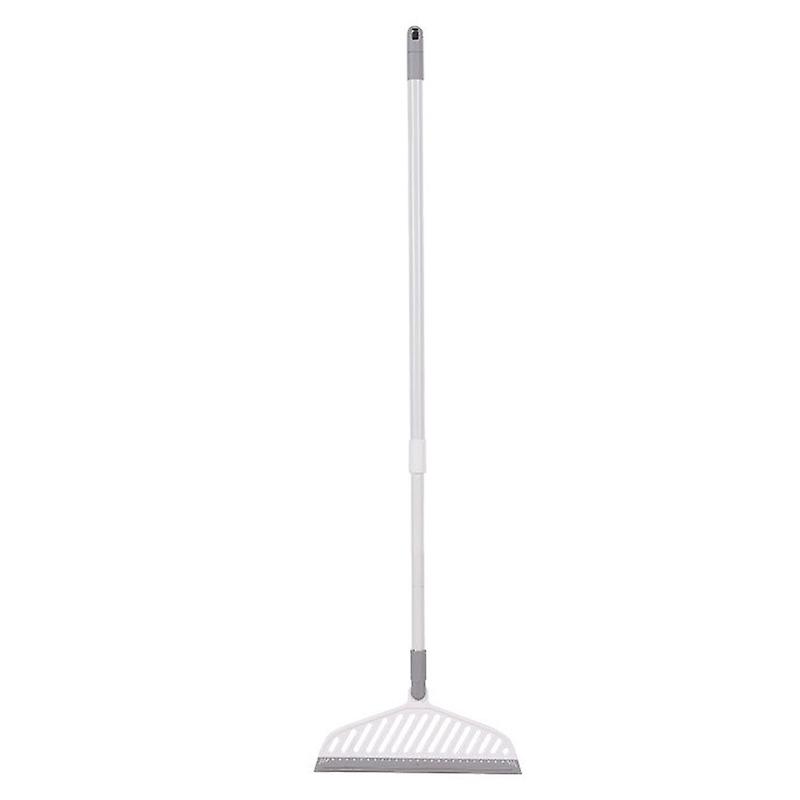 Silicone Broom Sweeper Water Hair Removal Floor Squeegee with Telescopic Handle for Bathroom