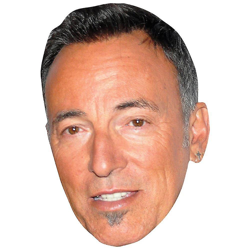 Bruce Springsteen Celebrity Mask, Flat Card Face