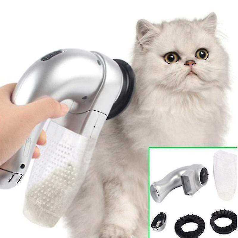 猫犬ペットヘアファーリムーバーグルーミングブラシコーム掃除機トリマー