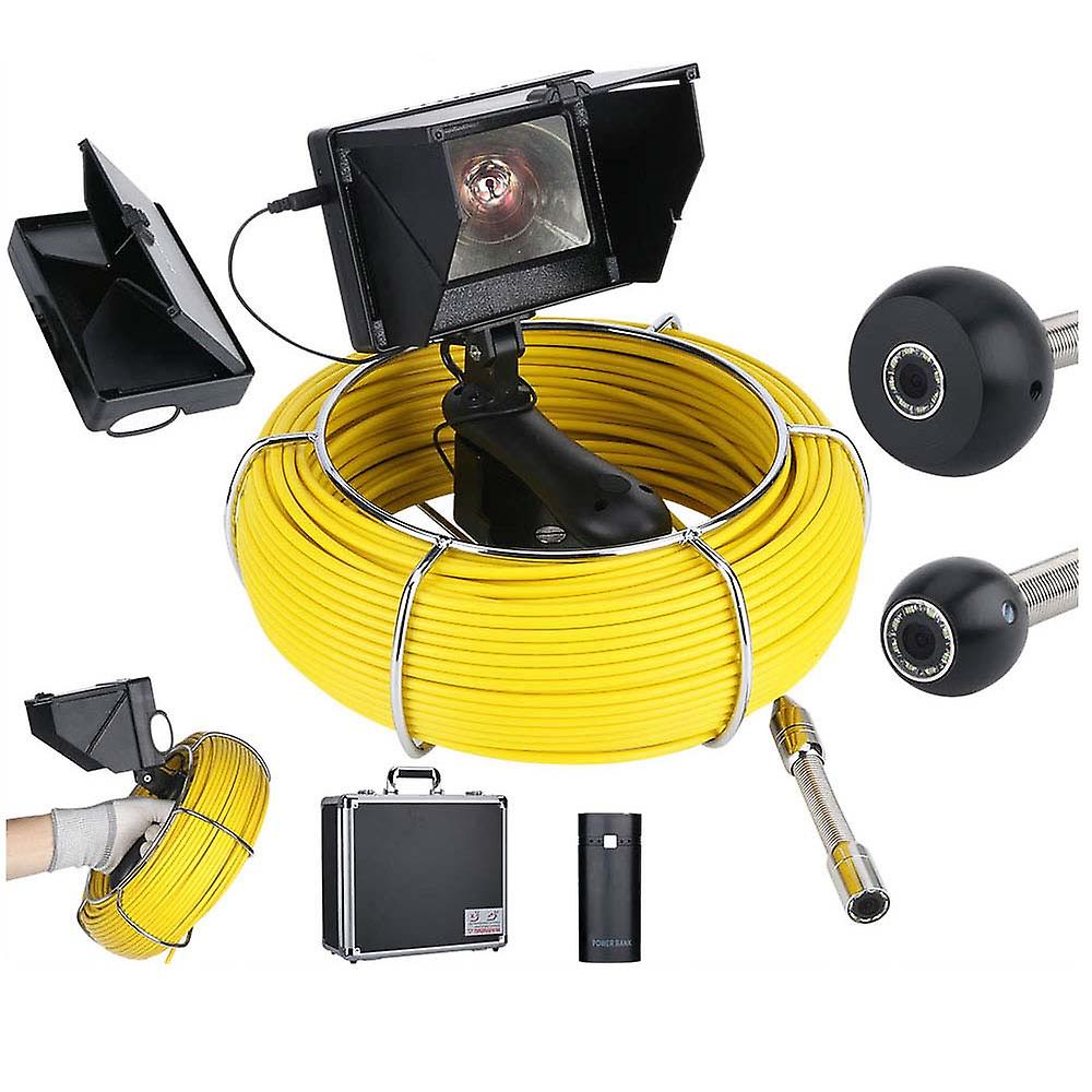 4.3'' 17mm Handheld Industrial Pipe Inspection Endoscope IP68 Waterproof Borescope
