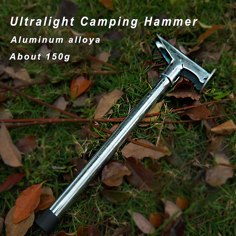 屋外キャンプテントネイルハンマー超軽量アルミプーラー多機能ハンマー登山キャンプハンマータープオーニング用