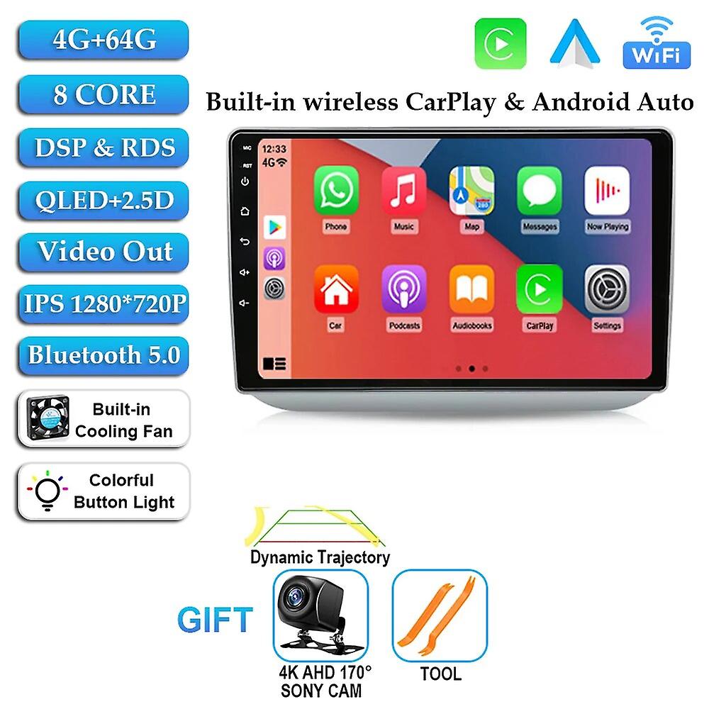 Android 13 Car Multimedia Player For Skoda Fabia 2008 - 2014 Radio Stereo Bt Wifi Gps Navigation Dsp Carplay 4g Lte No 2din Dvd