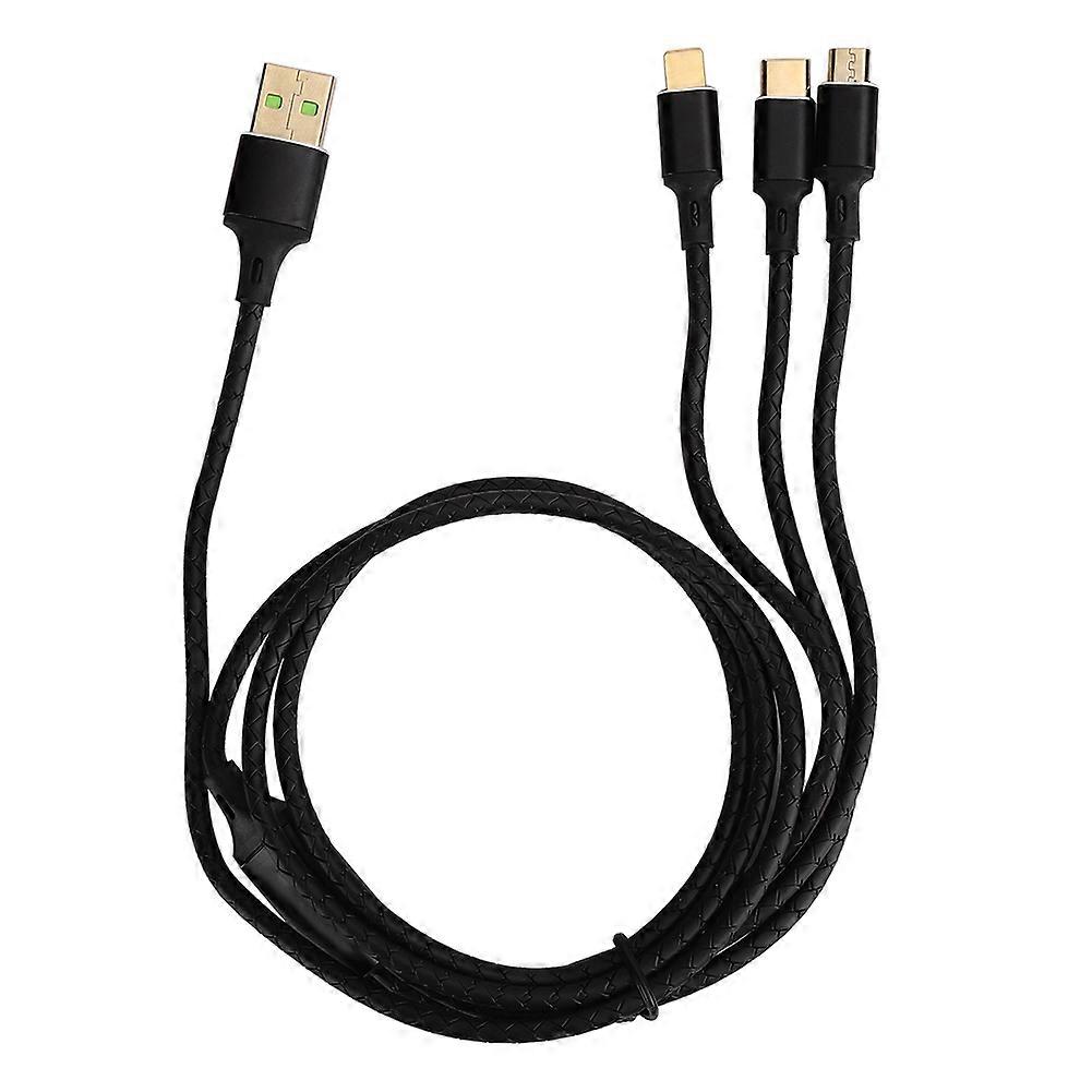 3 IN 1 Portable Data Cable Charge Line with Fish Snake Pattern Accessories for Android TYPE-C