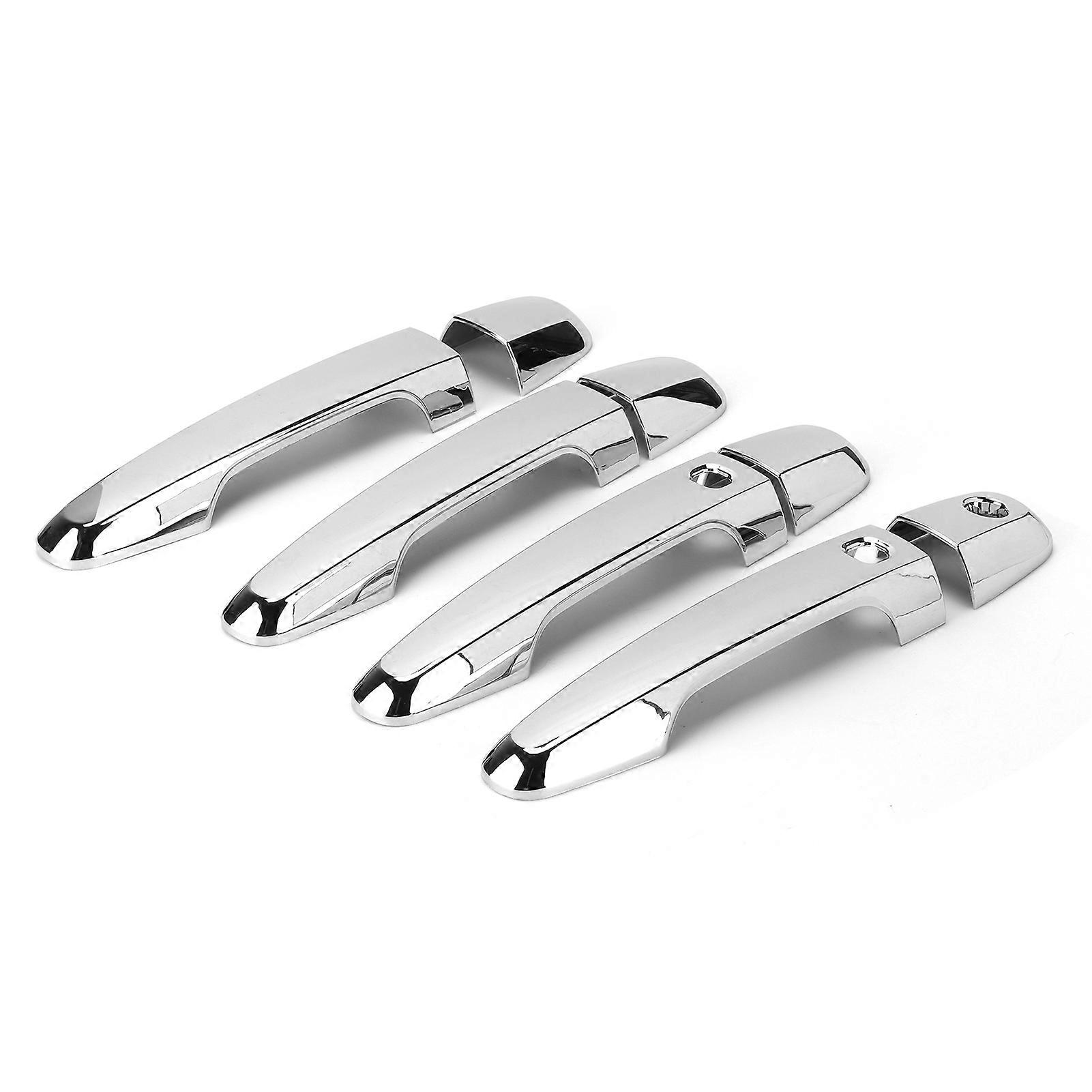 8PCS/Set Car Exterior Door Handle Trim Replacement for Mitsubishi Pajero/Montero/Shogun Sport 20192021Chrome E2U211