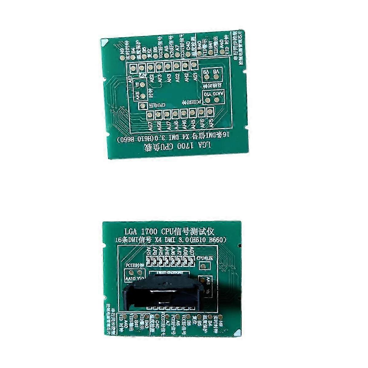 Desktop LGA1700 CPU Socket Tester Diagnostic Analyzer Dummy Load Fake Load with LED Indicator for M