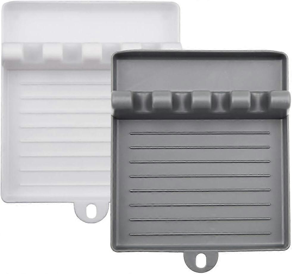 Kitchen utensil holders Spoon rest - kitchen utensils multi-functional spoon rest non-slip and heat-