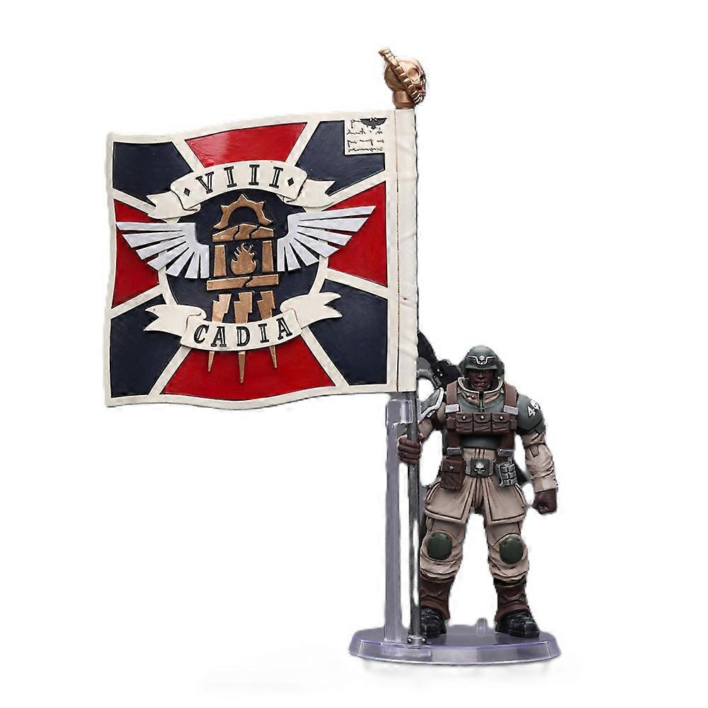 JoyToy Astra Militarum Cadian Command Squad Veteran with Regimental STD Figure
