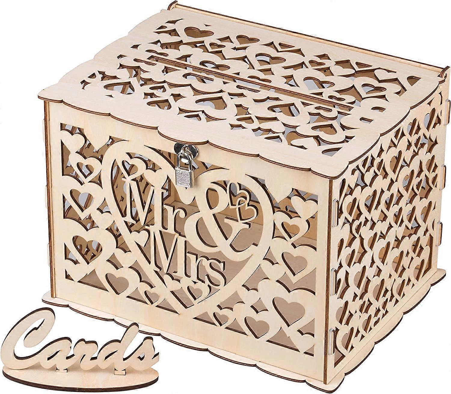 Wedding Card Box, Rustic Wedding Decorations and Wedding Decorations