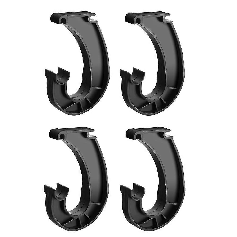 Hanging Closet Pole Support Closet Rack Bar Bracket Sturdy J-Shaped Closet Bracket