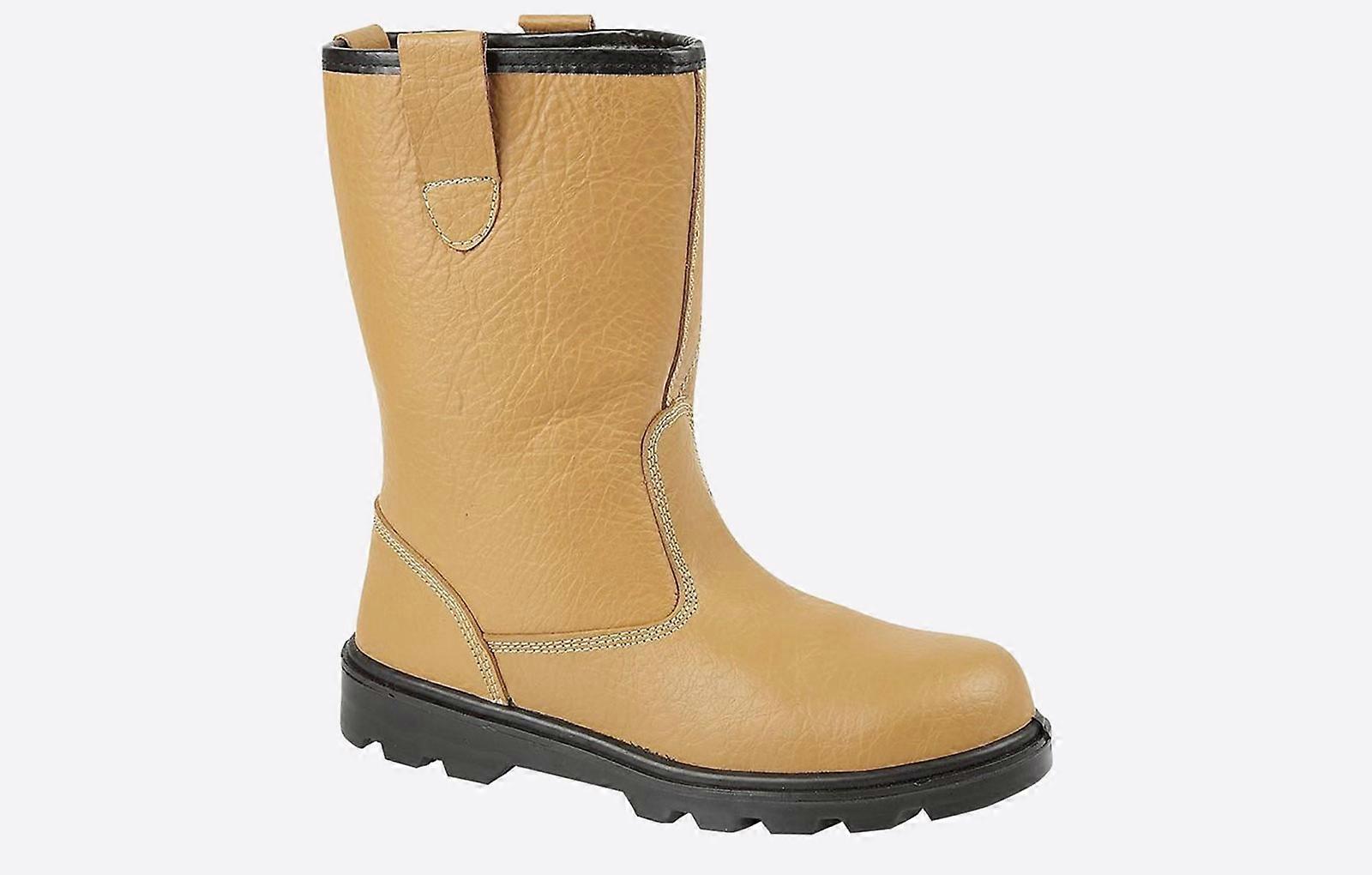 Grafters Parkway Safety Rigger Boots Tan