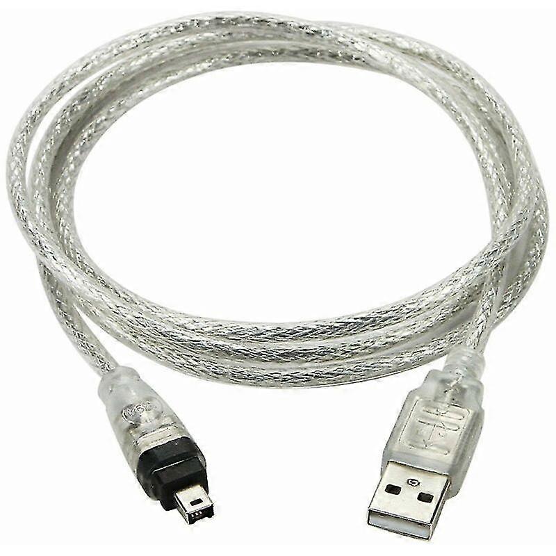 Men's Usb To Firewire Ieee 1394 Pin Ilink Adapter Cable For Sony Dcr-Trv75e Dv Size 4