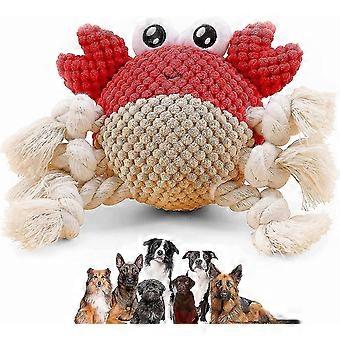 Dog Leker , Squeaky Dog tygge leker for små og mellomstore hunder , slitesterk tau leker for valper , plysj i