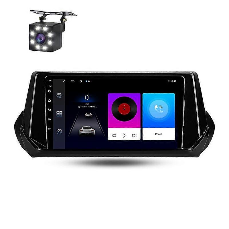 Android Auto For Peugeot 2008 II 2 2019 - 2021 Car Radio Wireless Carplay Navigation GPS