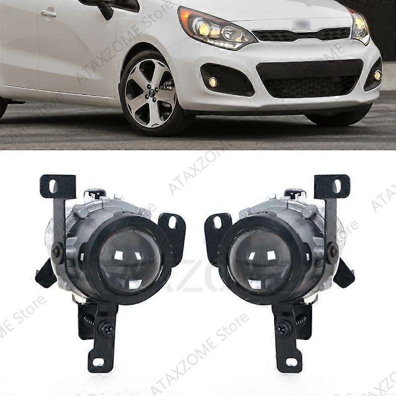 Front bumper fog light fog lamp For Kia Rio 2012 2013 2014 2015 922011W200 922022W200 headlight daytime running light
