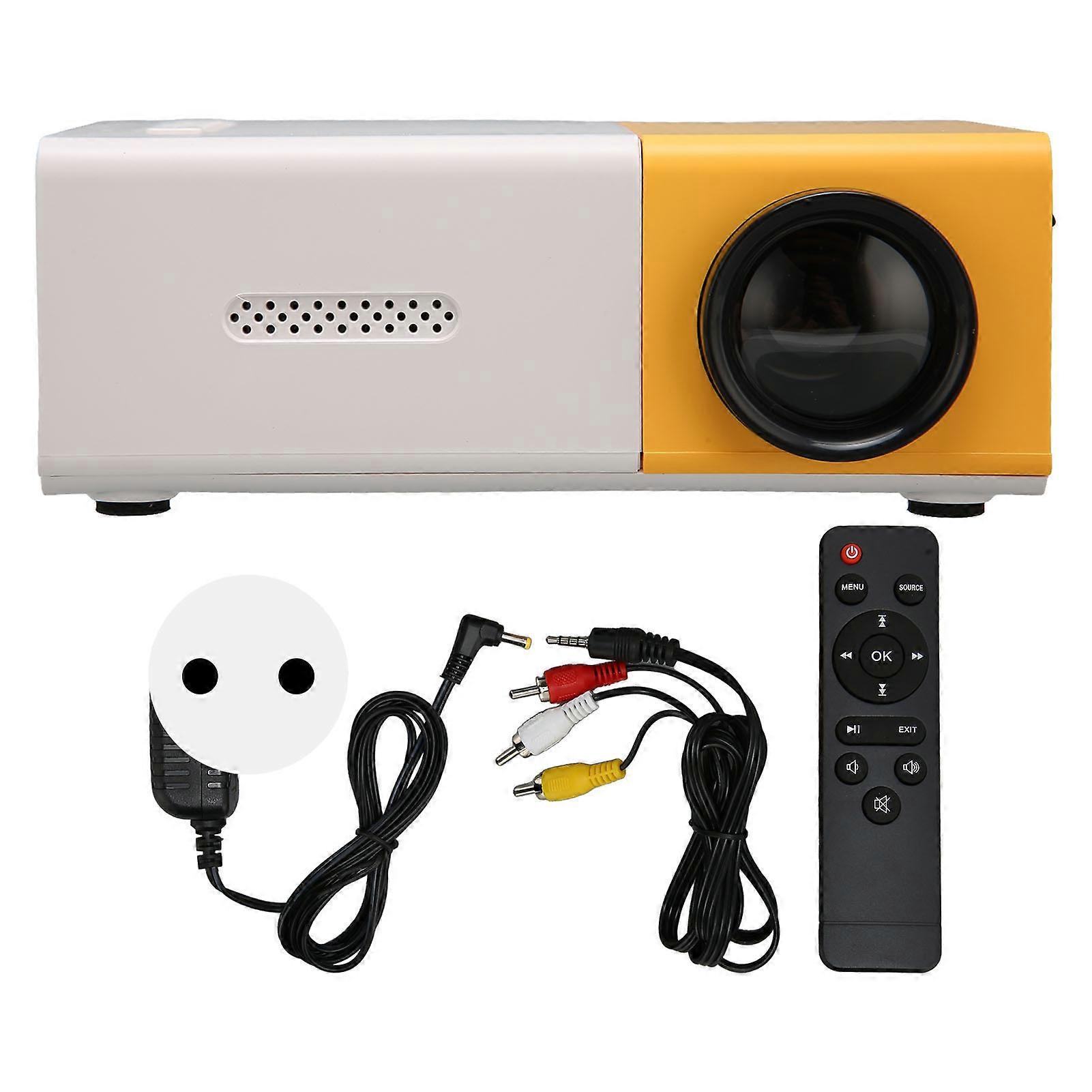 Mini Projector Smart HD 1080P HiFi Portable Movie Projector for USB HD Multimedia Interface Memory Card 100240V EU Plug NO.3614