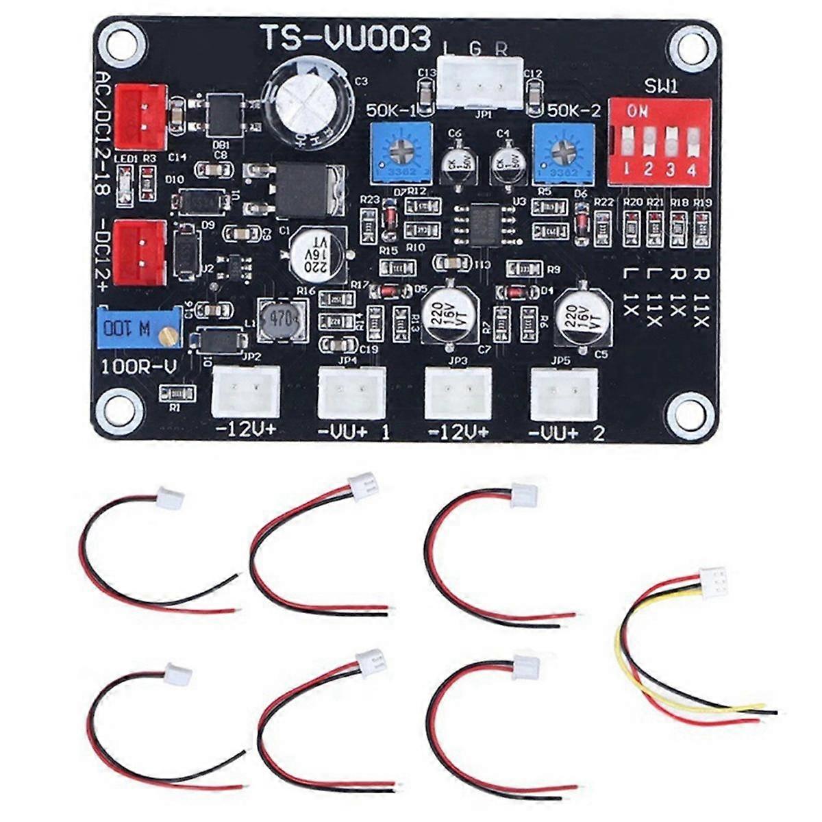 -VU003 VU Meter Driver Board Adjust VU Meter Driver Panel Backlight High-Frequency Low-Pass Panel Accessories
