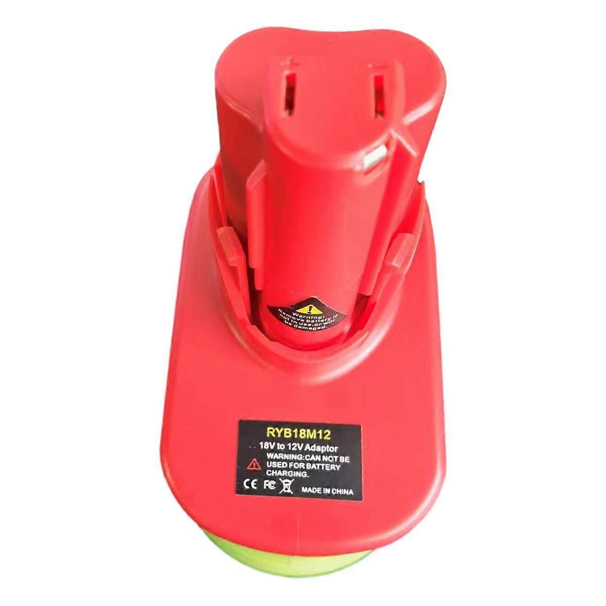 RYB18M12 Battery Adapter for 18V Lithium Battery Convert to for 12V M12 Cordless Power Tool