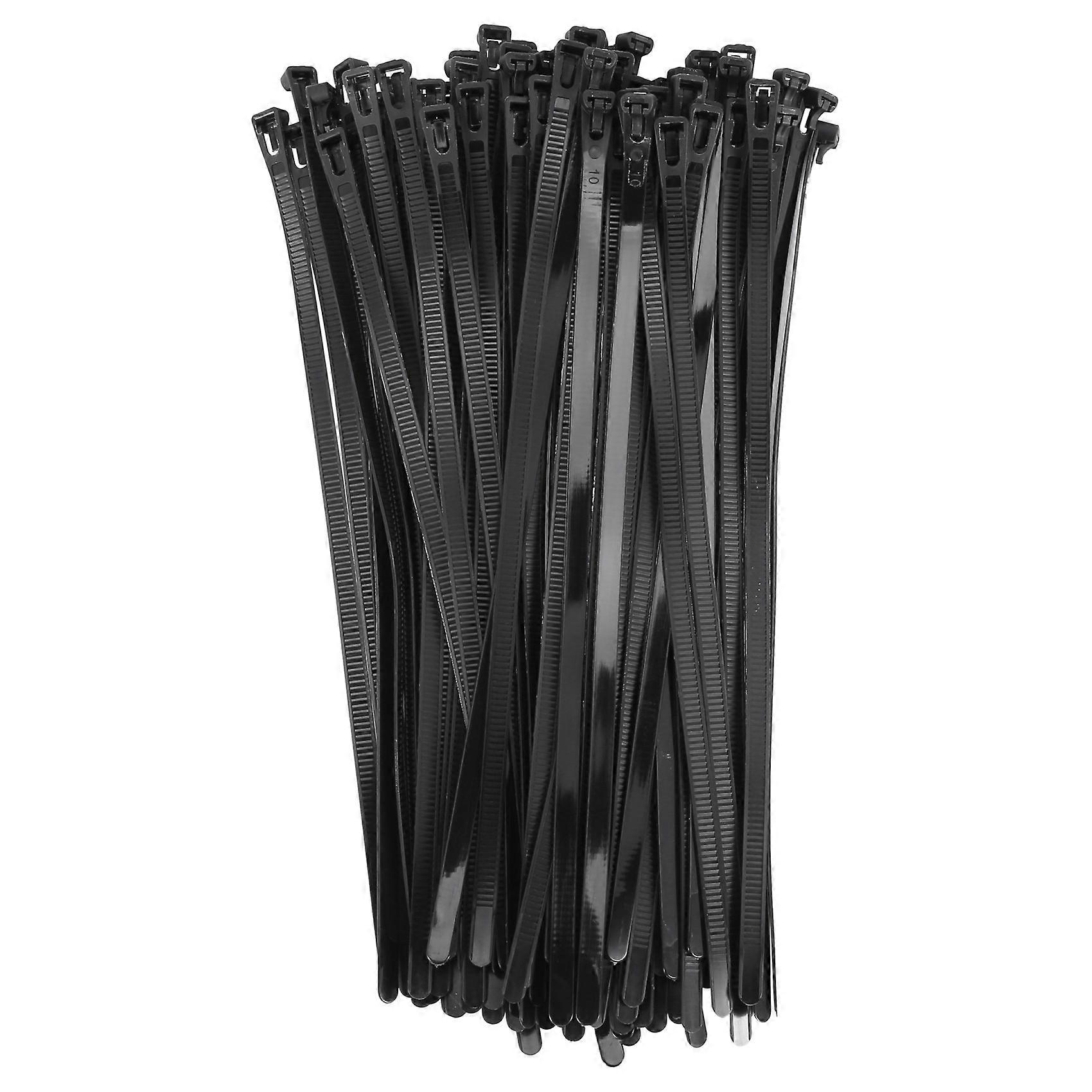 Releasable Zip Ties 12Inch Heavy Duty Zip Tie Thick Black 100Lb Tensile Strength Nylon Cable Wire T