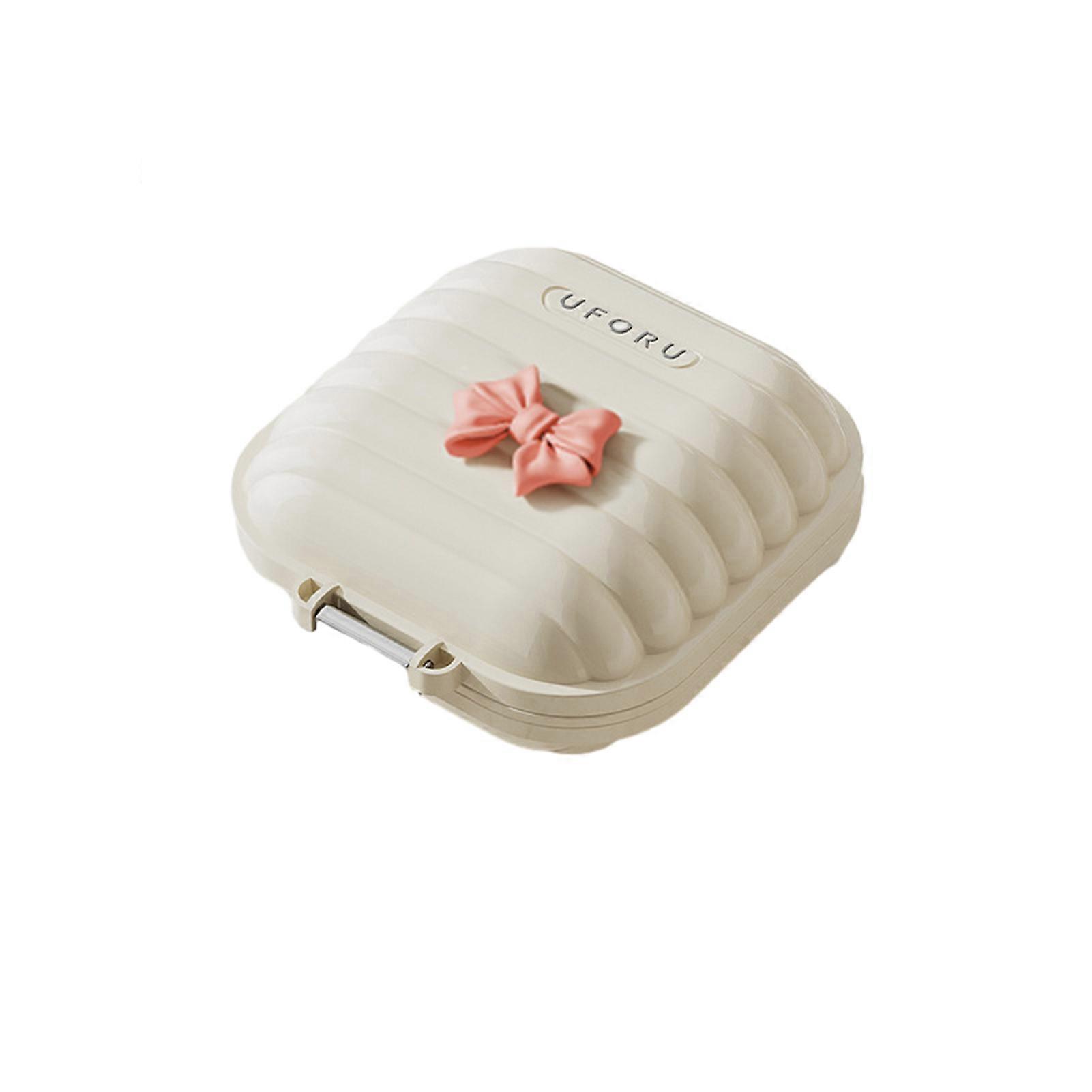 Portable Mini Pillbox for 7 Day Reusable Multi-grid Medicine Box for Small/Large Tablets