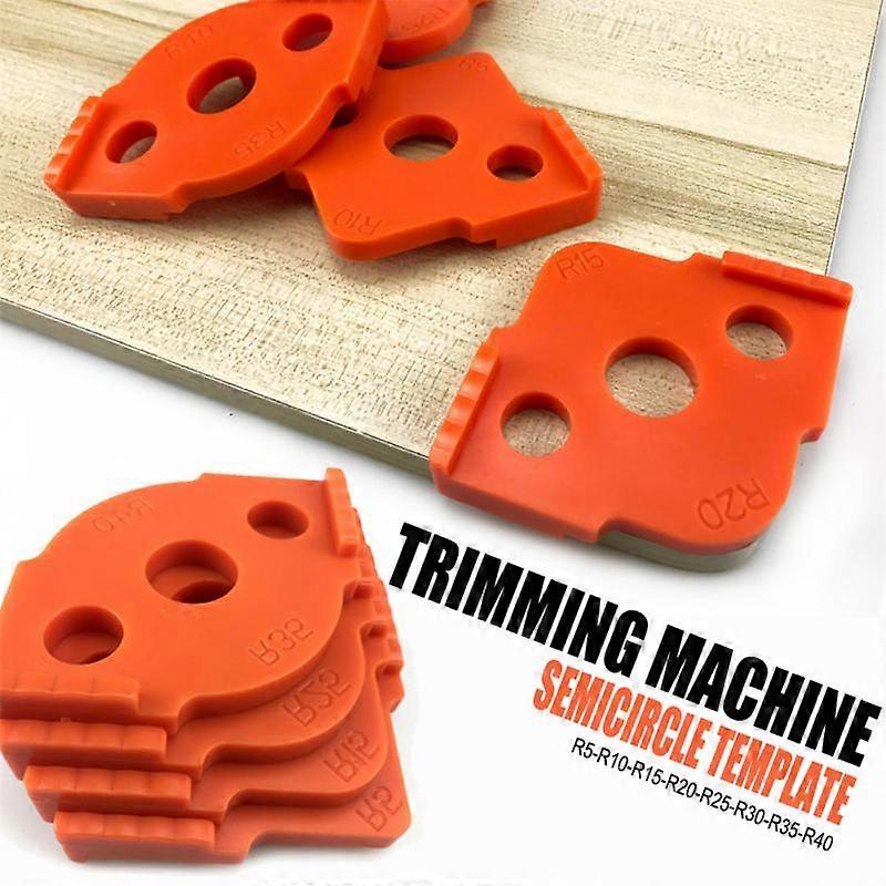 Wood Panel Radius R Plate Router Table Bit Corner Jig Trimming Machine Engraving Machine R5 to R40 Routing Round Corner Template
