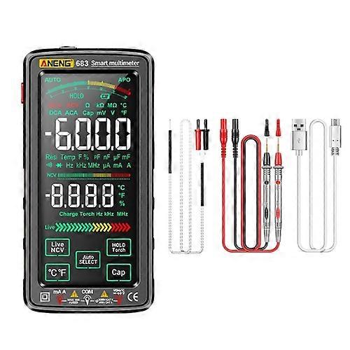 ANENG 683 Smart Touch Screen Automatic Range Rechargeable Multimeter