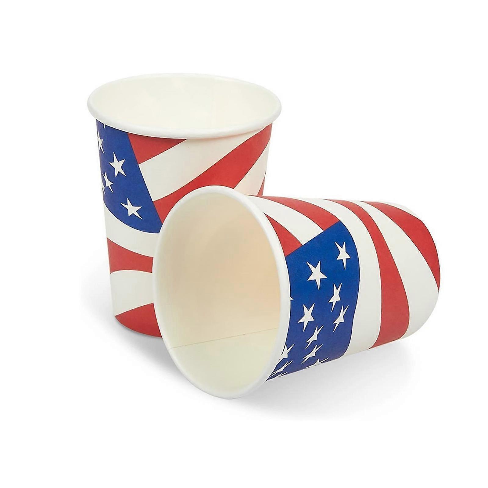 Independence Day Party Tableware Tablecloth Paper Cups Tissue Knife Fork Spoon Party Props Decoration Set FLYE247089