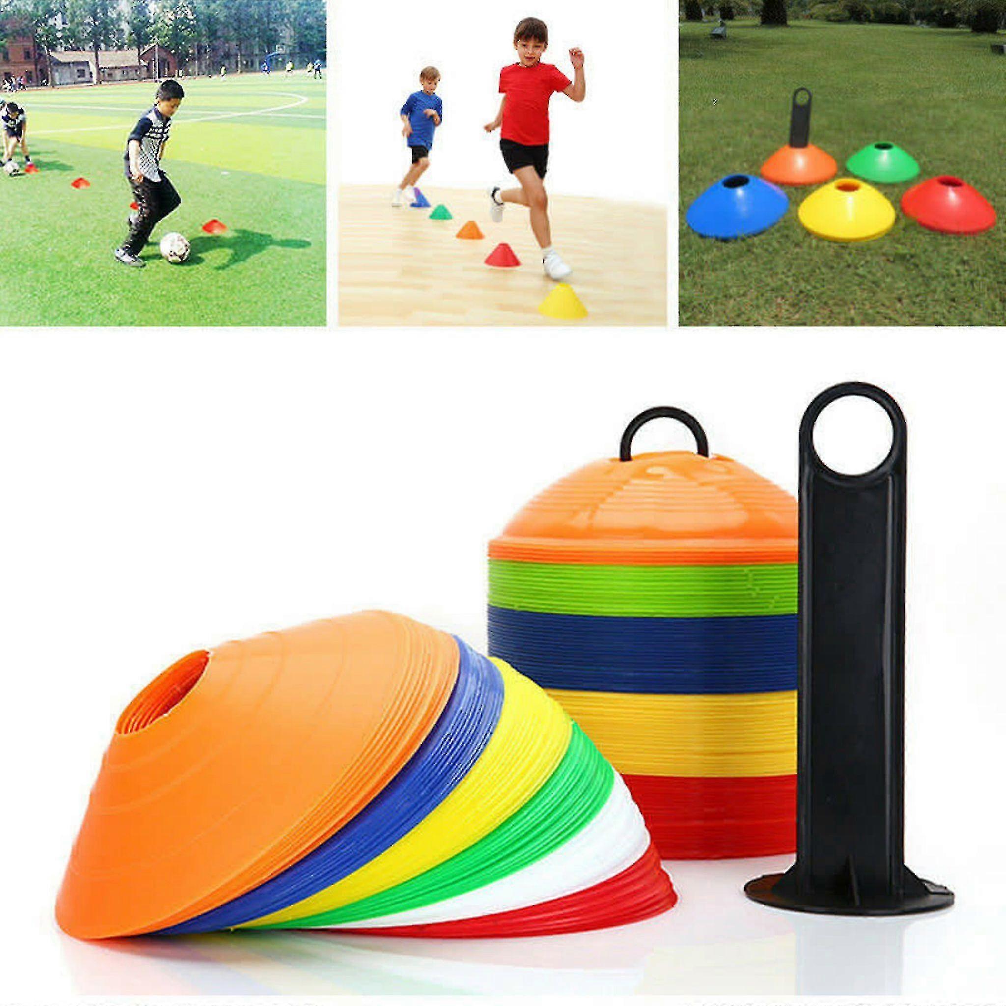 50 جهاز كمبيوتر شخصي معدات التدريب لكرة القدم، الطريق علامة عقبة التدريب