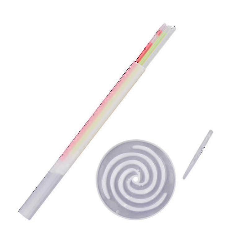 1 Set Glowing Stick Flashing Toy Plastic Peg-top For Kids Children Diy Christmas