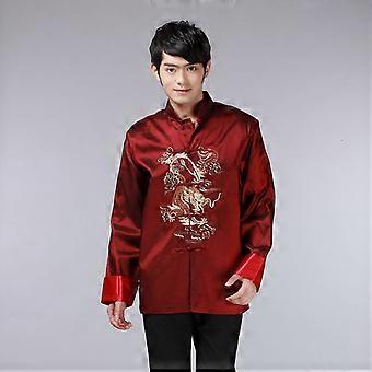 chinese satin top