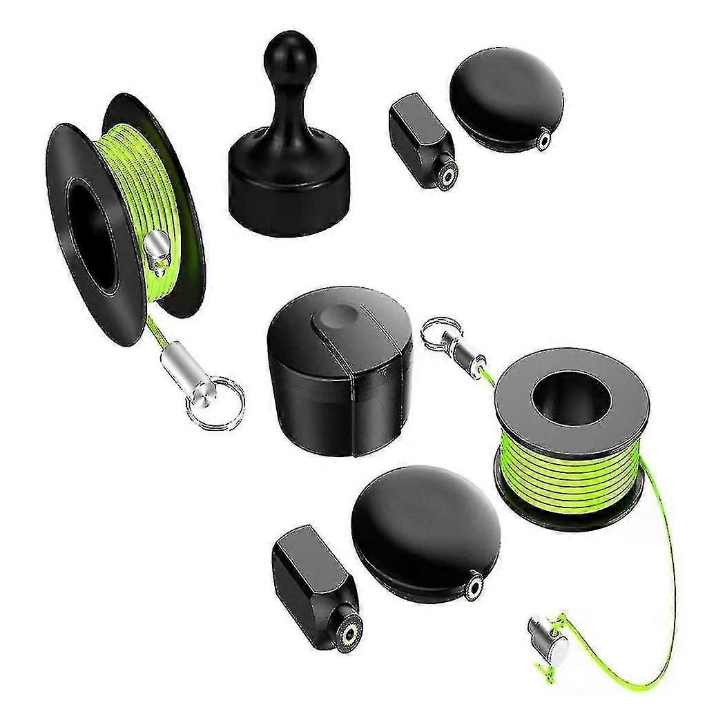Concealed Wire Threader, Retractable Magnetic Threader Cable, Magnet Wire Puller Attics Cellar Cord
