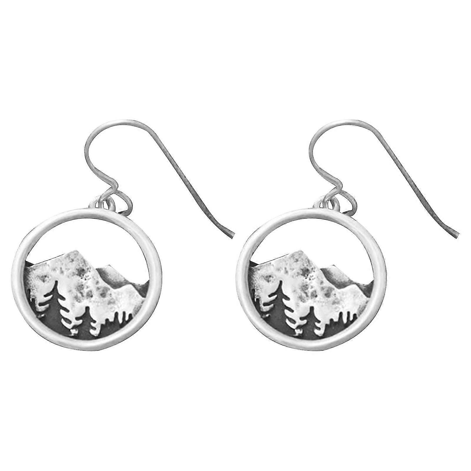 Creative Mountain And Tree Earrings Highlight Your Unique Personality